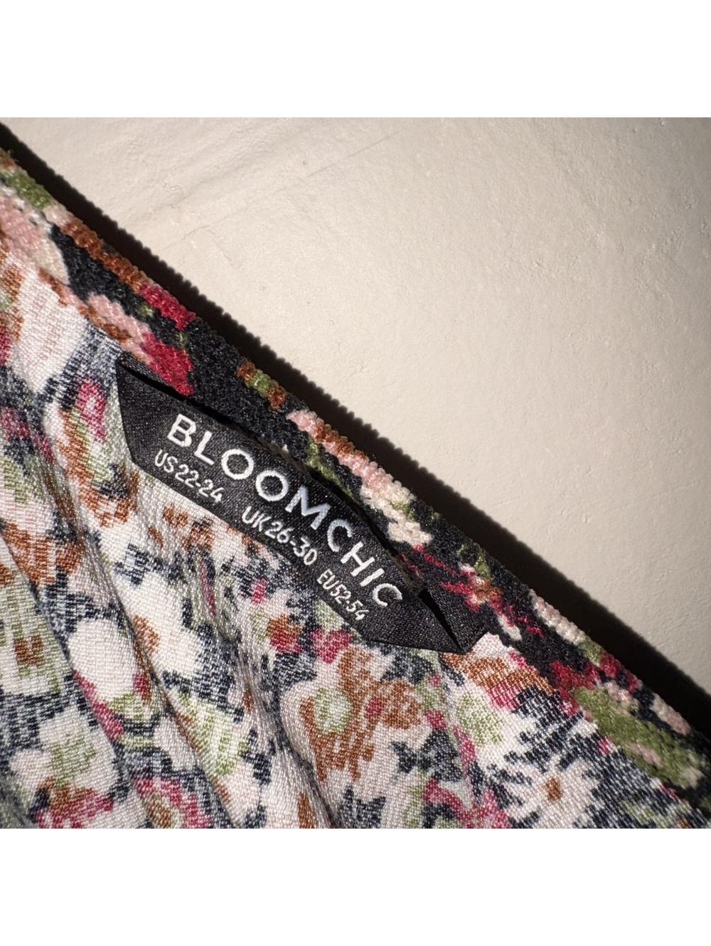 BloomChic Floral Button-Front Sleeveless Dress - Size 22/24 - Picture 4 of 4